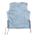 Denim Motorcycle Vest