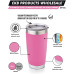 Stainless Steel Tumbler for Hot or Cold Drinks - 5 Color Options