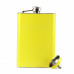 Colored Flask and Matching Funnel Set