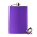 Colored Flask and Matching Funnel Set