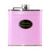 Pink 6oz Flask with Personalization