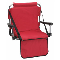 Red Stadium Style Barton Outdoor Folding Chair Red Stadium Style Barton Outdoor Folding Chair