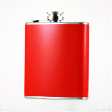 Red Hip Flask, 6oz