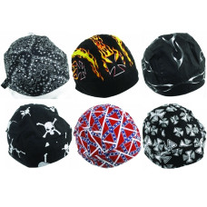 Cotton Skull Caps, Assorted
