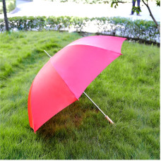 60" Solid Red Barton Outdoor Rain Umbrella