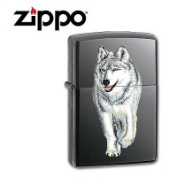 Zippo Lighter, White Wolf