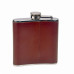 6oz Brown Leather Flask