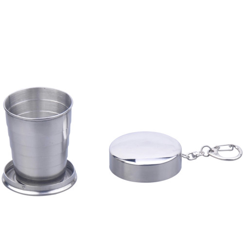 Steel Collapsible Metal Cups Wholesale at CKB - Buy Folding Travel Cups  Online
