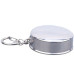 Collapsible Cup/Shot Glass - All Stainless Steel - Holds 1 oz./50 mL - Closes Flat - Includes Keychain or Belt-Loop Clasp