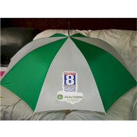 Green/White Custom Print Umbrella for Advertising Green/White Custom Print Umbrella for Advertising