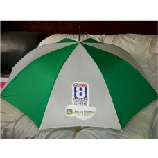 Green/White Custom Print Umbrella for Advertising