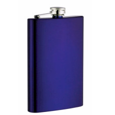 Electric Blue 8oz Hip Flask