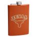 Burnt Orange 8oz Hip Flask