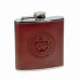 6oz Brown Leather Flask