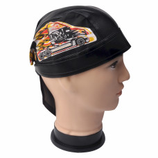 Blazing Semi Truckers Skull Cap