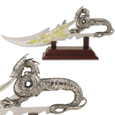 Fantasy Dragon Knife with Display Stand
