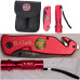 Firefighter Survival Knife and Flashlight Set