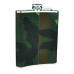 Silver Flask with Camouflage Wrap