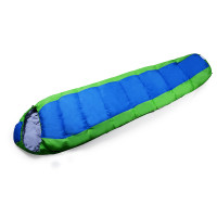 Sleeping Bag Available in Blue/Green or Red/Gray