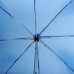 Compact Umbrella - Blue - Great for Travel - Lightweight - 41" Canopy - 20.5" Long When Open - Push Button Auto - Polyester - Flat Top