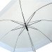 Rain Umbrella - Clear - 48" Across - Rip-Resistant  - Auto Open - Light Strong Metal Shaft and Ribs - Resin Handle