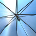 48" Royal Blue Rip-Resistant Rain Umbrella