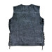 Black Denim Vest