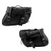 Twin Saddlebag Style Leather Motorcycle Bags