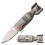 Tac-Force Spring Assisted Knife - Torpedo Art Knife in Gray