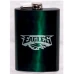 Green Custom Engraved Hip Flask